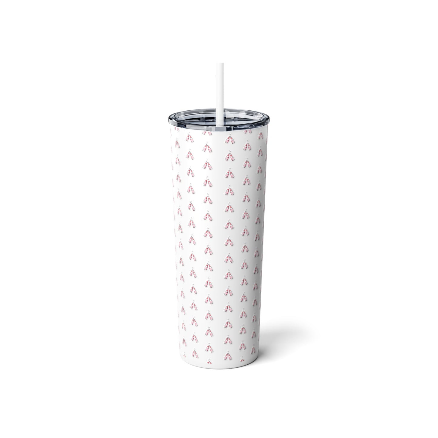 Bring on the Par Tee Skinny Steel Tumbler with Straw, 20oz