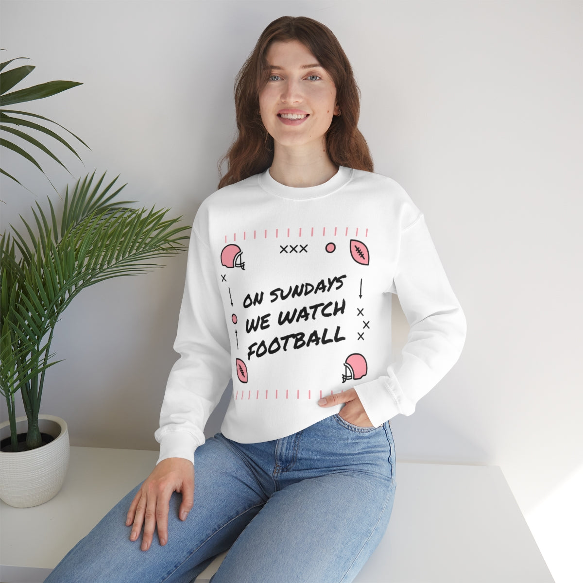 On Sundays We Watch Football Sweatshirt