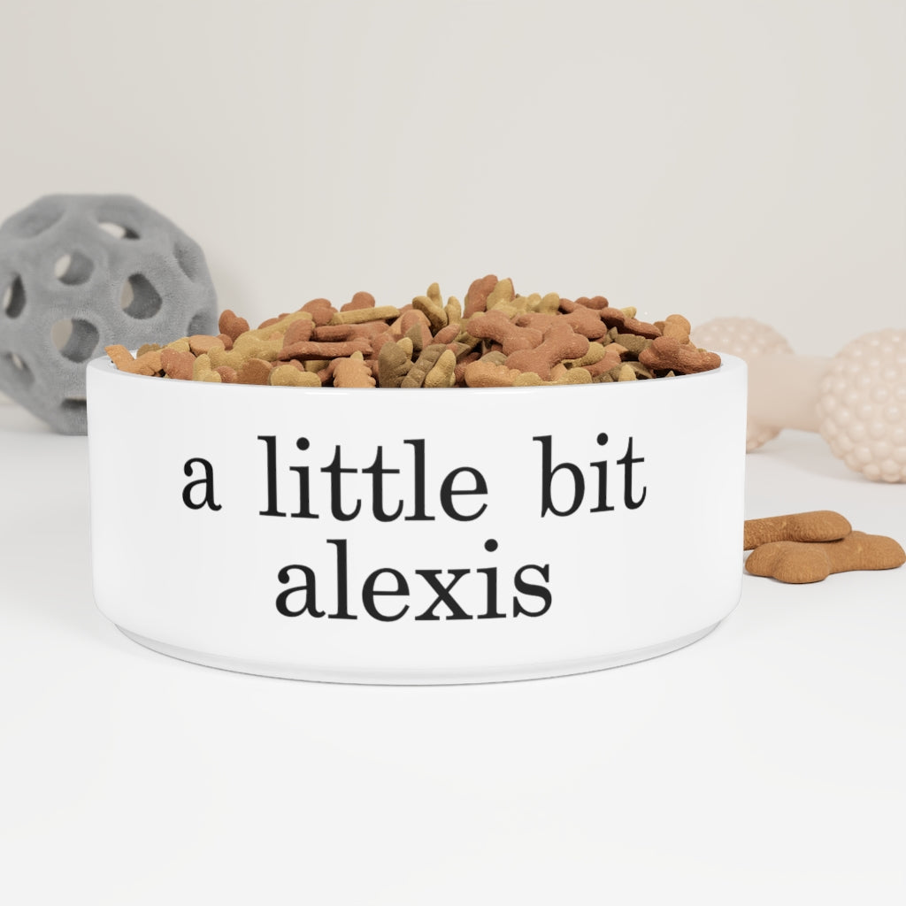 A Little Bit Alexis Pet Bowl