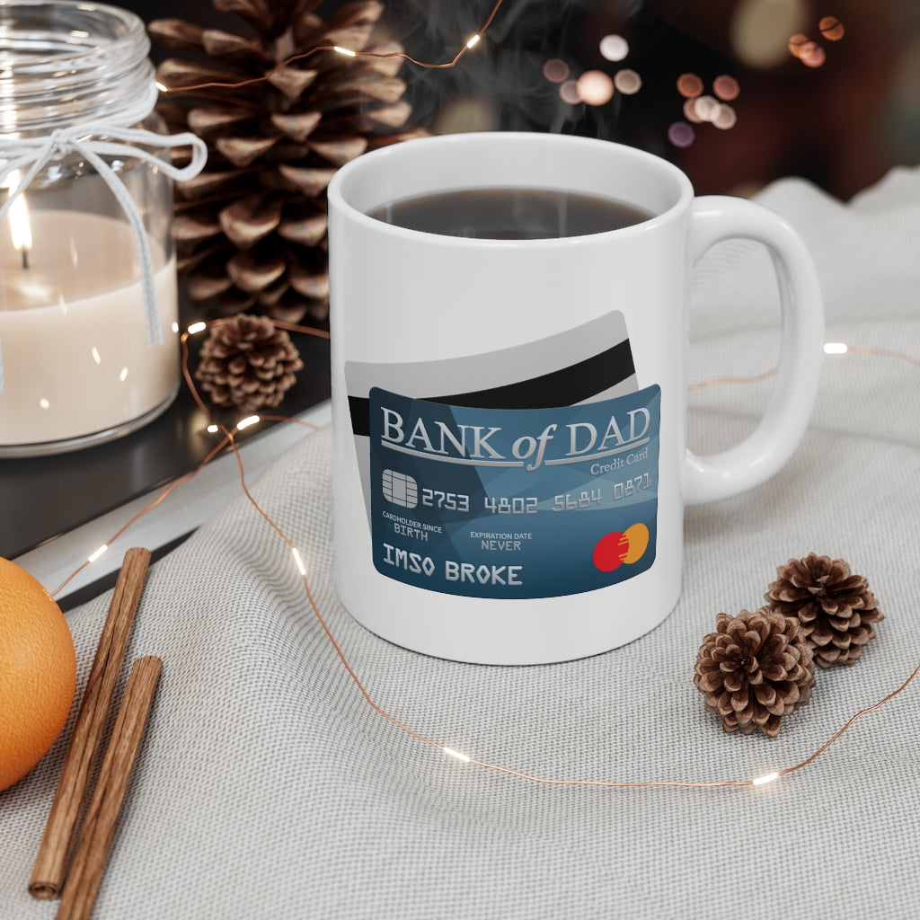 Bank of Dad Mug