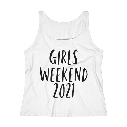 Girls Weekend Jersey Tank Top
