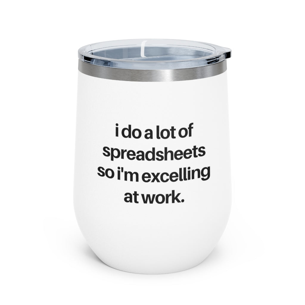 Spreadsheet Excel Tumbler