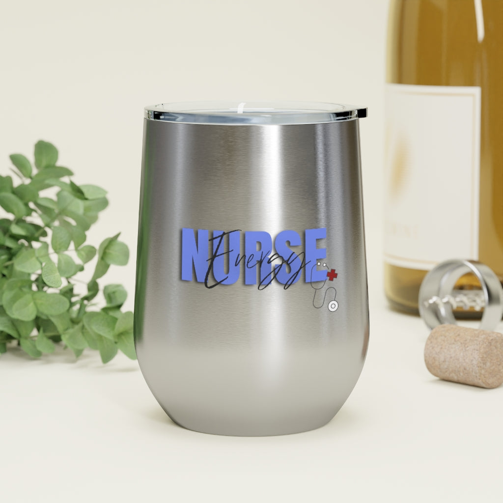 Nurse Energy 12oz Insulated Wine Tumbler