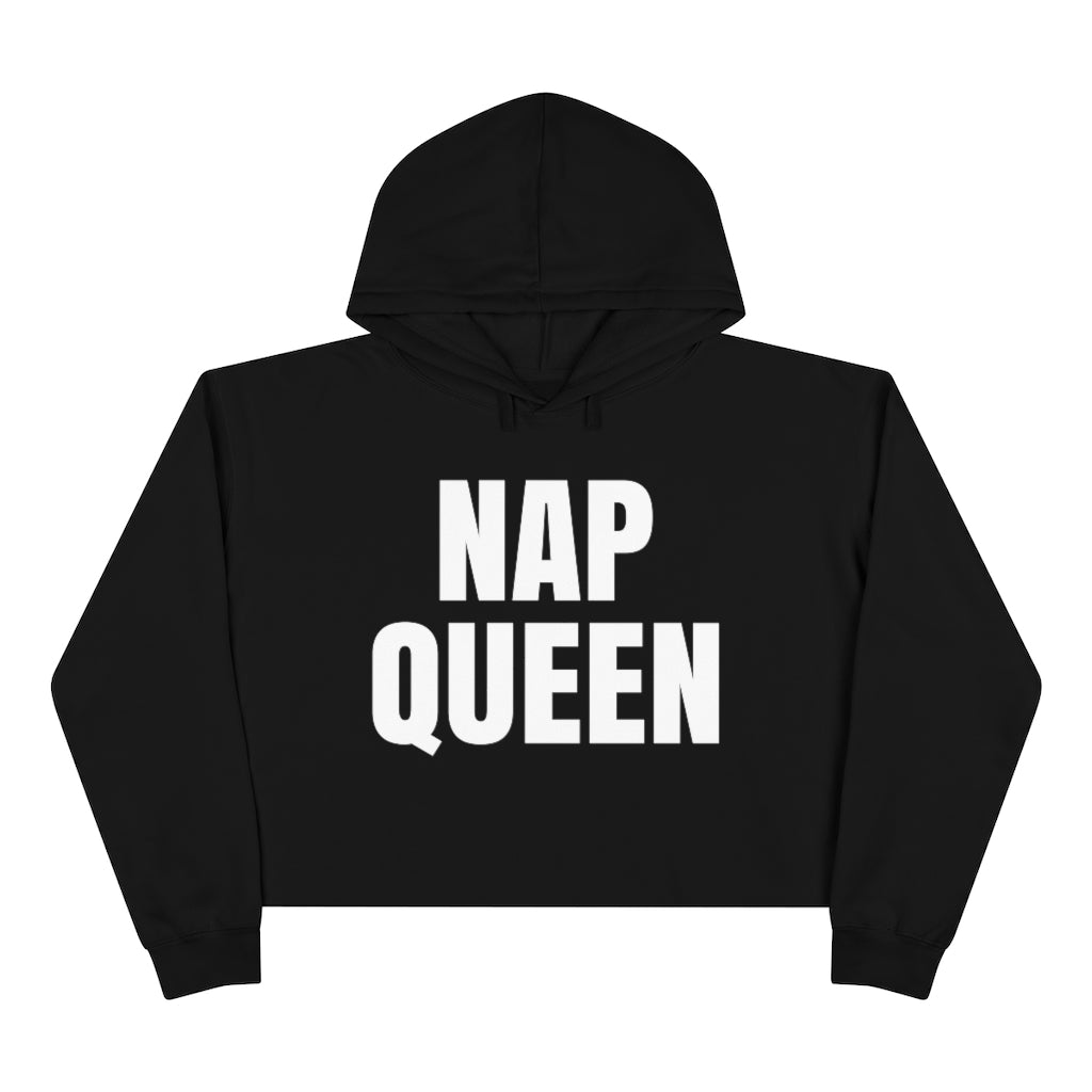 Nap Queen Crop Hoodie
