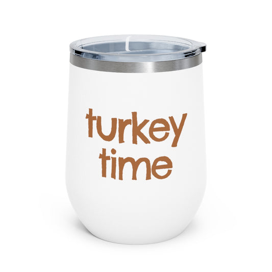 Turkey Time Wine Tumbler