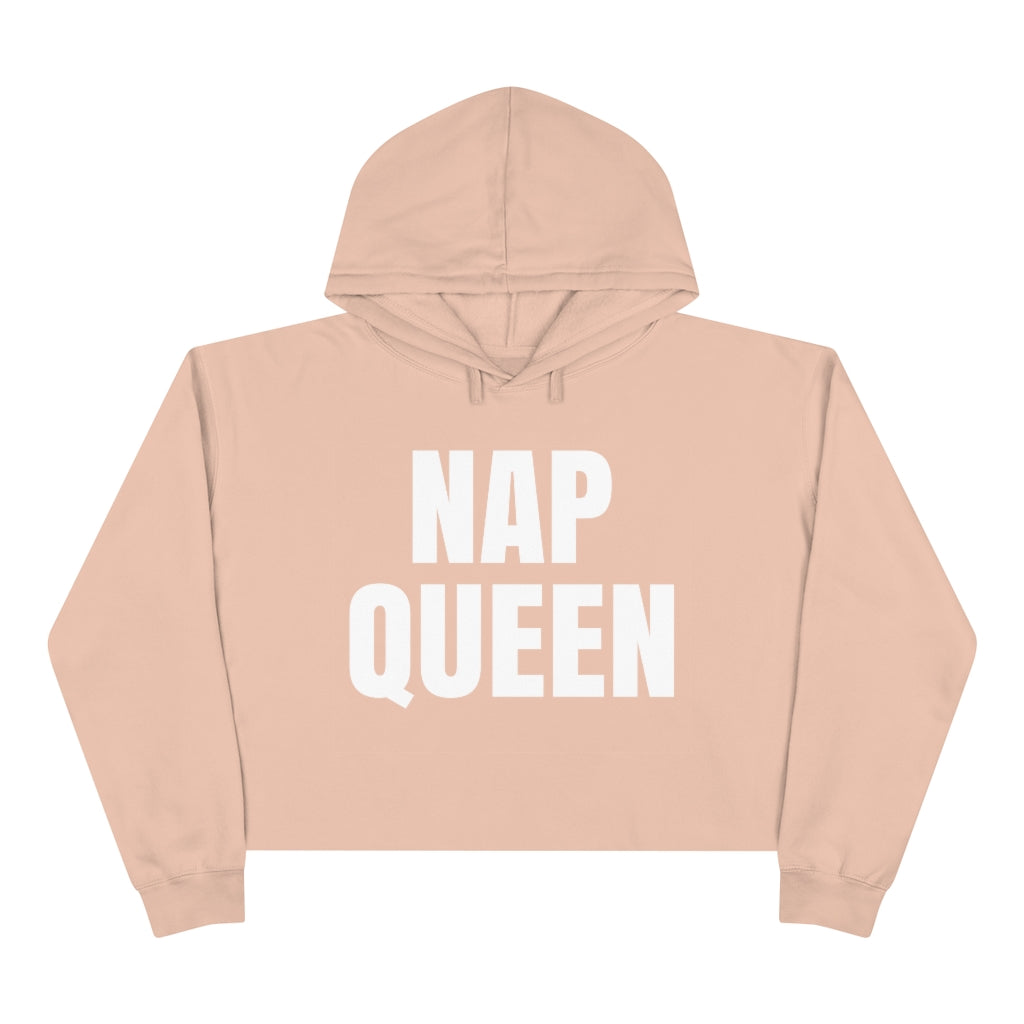 Nap Queen Crop Hoodie