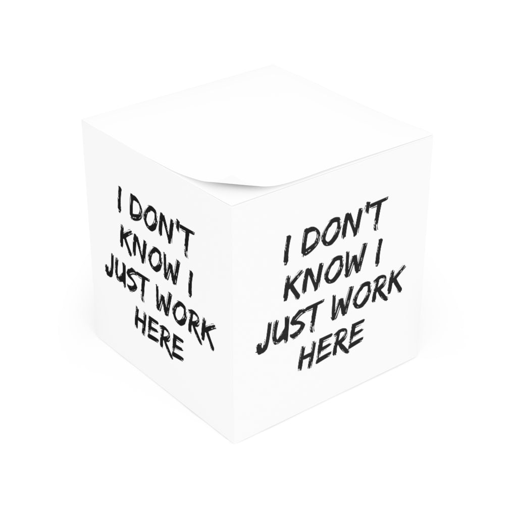 Funny Note Cube