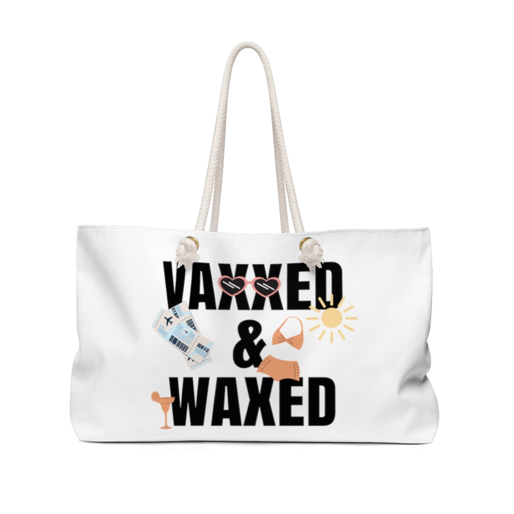 Vaxxed and Waxed Tote Bag
