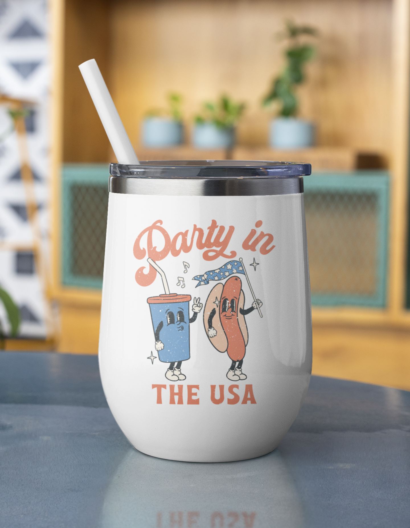 Party in the USA Wine Tumbler